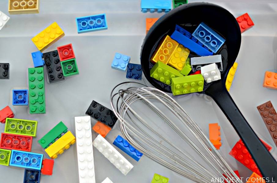 LEGO Sensory Bin