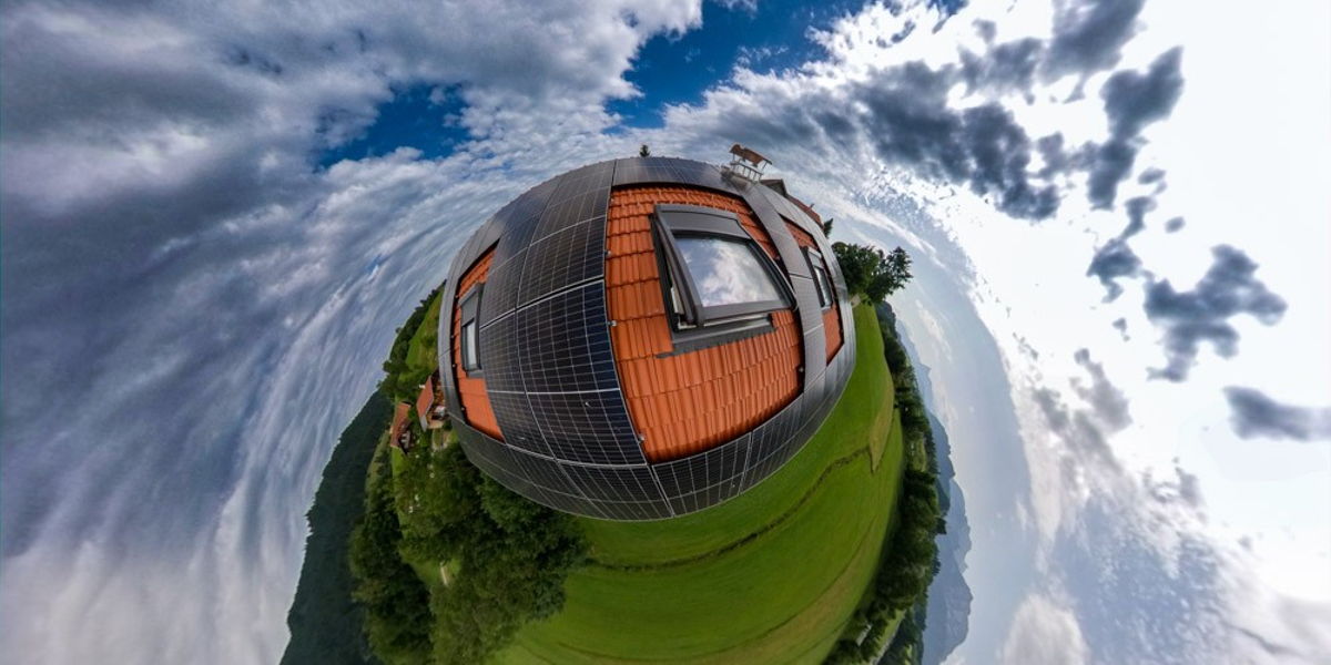 Foto Kundenreferenz Einfamilienhaus PV-Dachanlage