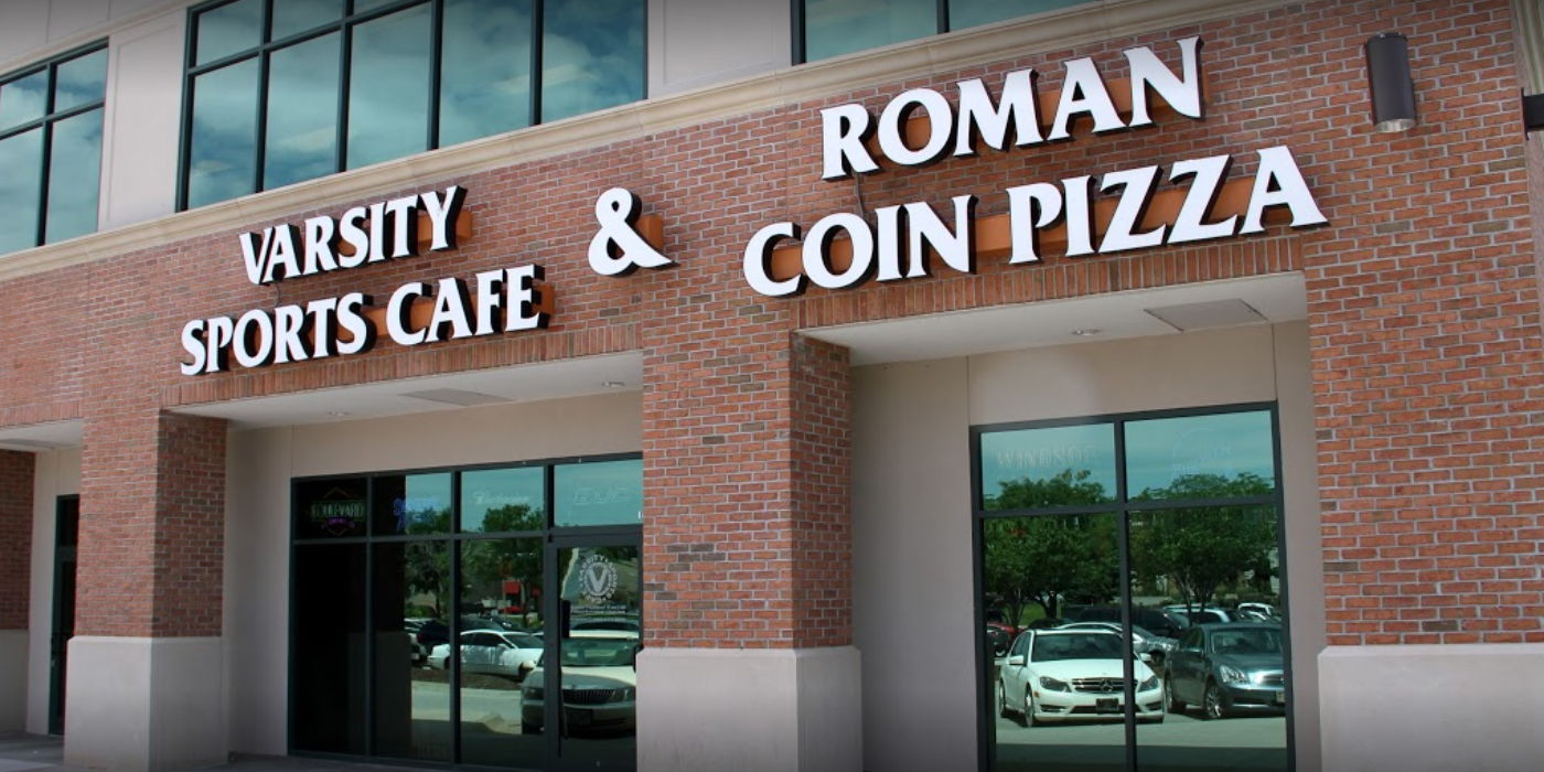 Varsity Roman Coin Pizza Takeout promotional image