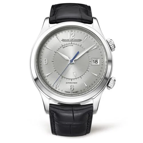 Master Memovox Stainless Steel / Silver / Alligator