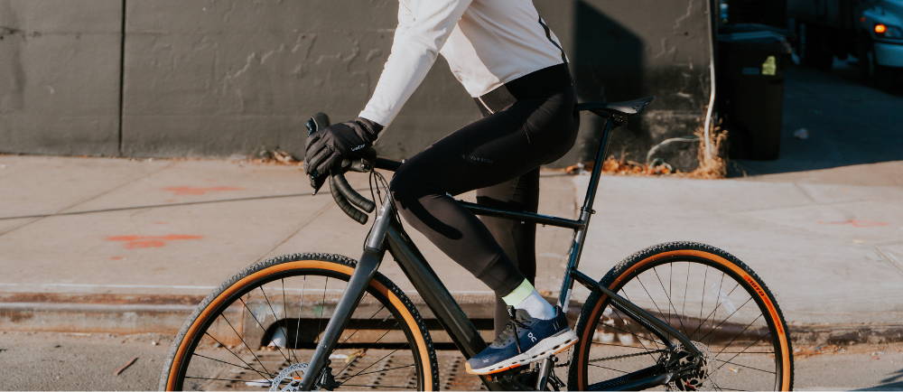 Man riding Cannondale Topstone electric gravel bike