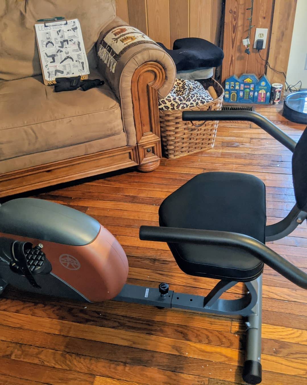 Marcy Recumbent Exercise Bike with Resistance ME-709 instagram