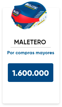 Llévate un maletero por compras mayores a 1.600.000