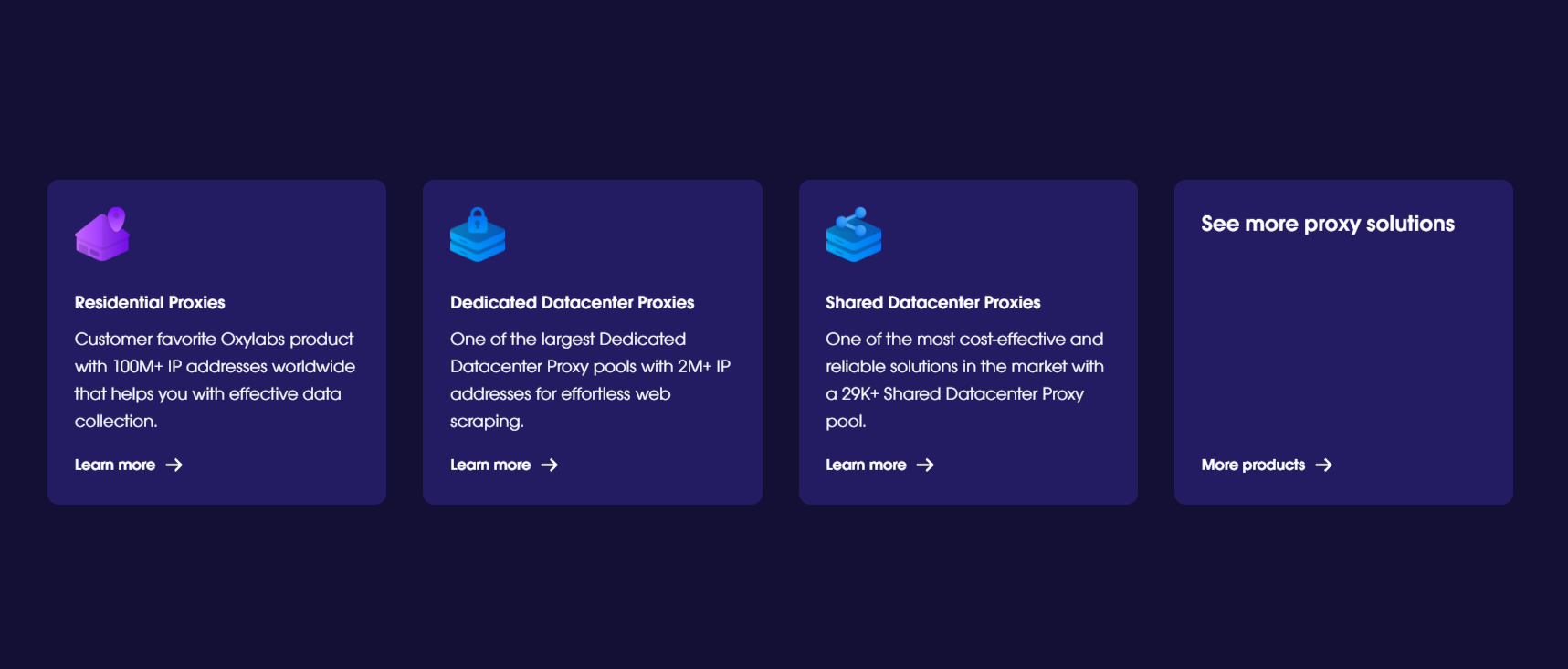 Oxylabs product / service