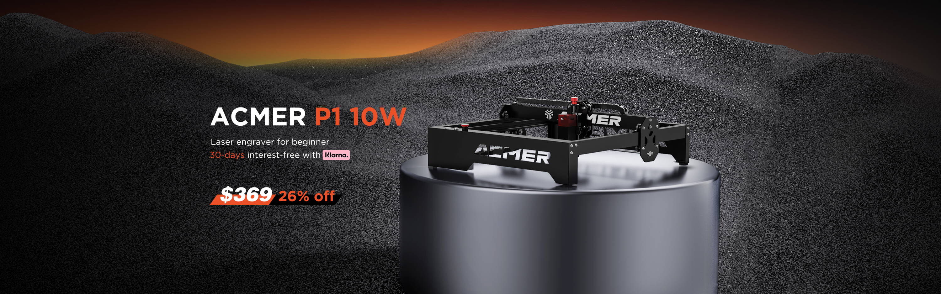 ACMER P1 10w laser engraver for beginner