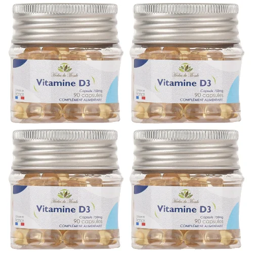 Vitamin D3 - 4er Pack