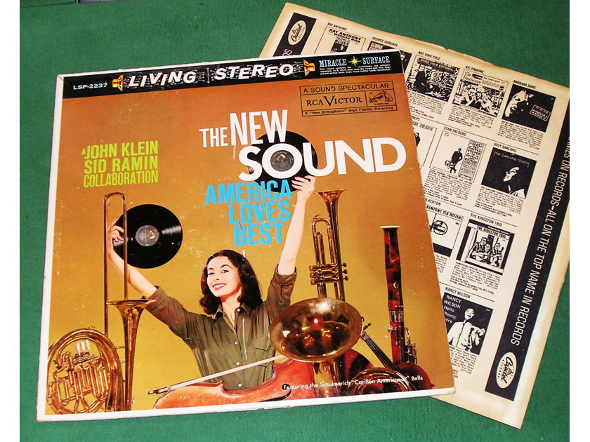 JOHN KLEIN & SID RAMIN  "The NEW SOUND ..." - * RCA LIVING STEREO BLACK DOG - 1S/A1 1S/A1 "I"  PRESS * NM 9/10