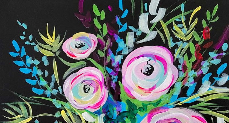 Paint + Sip: "Bright Bouquet" at Starr Hill Downtown