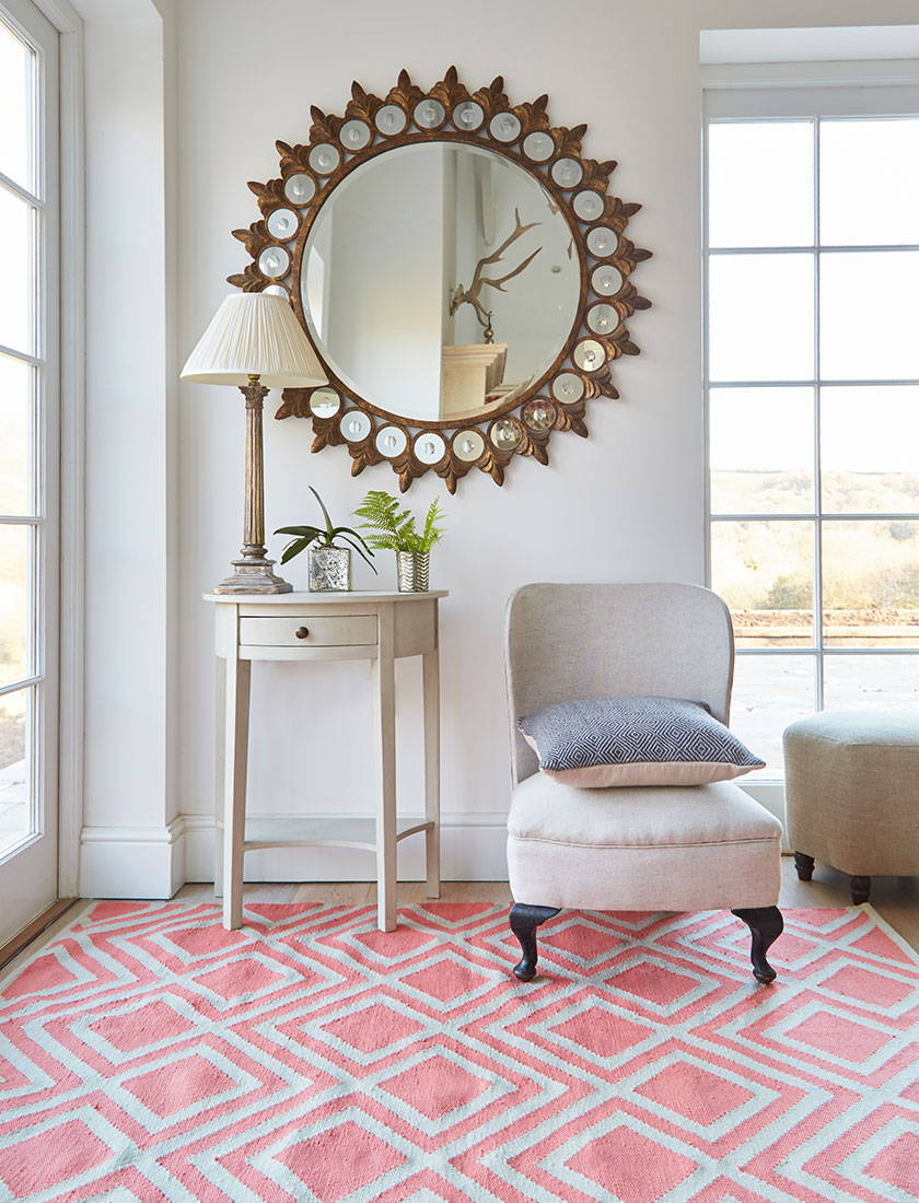 Coral Iris Rug