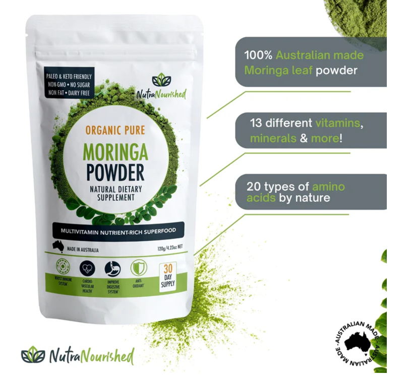 Organic Pure Moringa Leaf Powder - Image 4