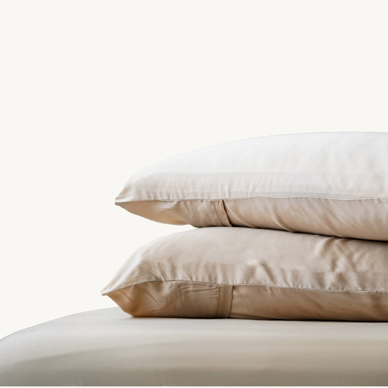 Everyday TENCEL Bed Sheets Fitted Sheet Set Sand Taupe
