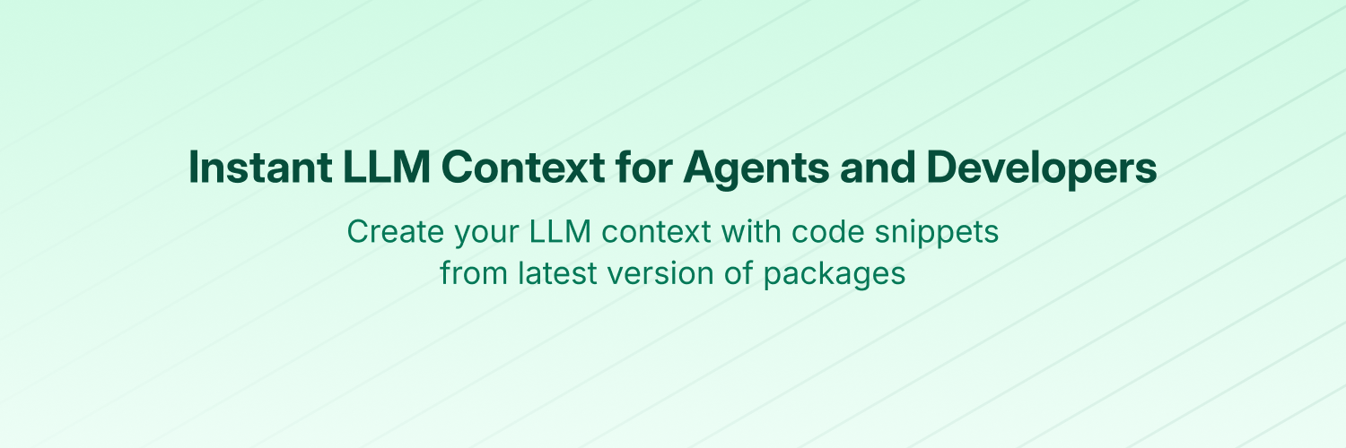 GitHub - upstash/context7: Context7 MCP Server -- Up-to-date code documentation for LLMs and AI code