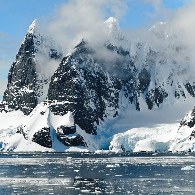 Gletsjer op Antarctica
