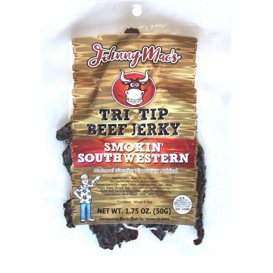 Johnny Mac's Tri Tip Beef Jerky Smokin' Southwestern JerkyGent