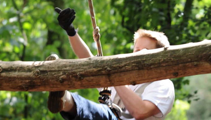 treetree sturz vom balken