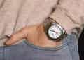Yatch Master Polar Rolex Explorer 2 on a man wrist