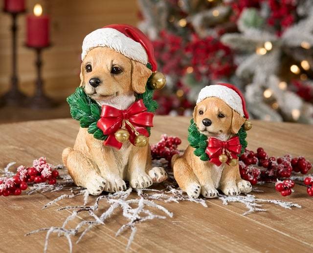 Raz Imports Wooden Sleigh With Winter Natural Arrangement and Pinecone Christmas Home Decor