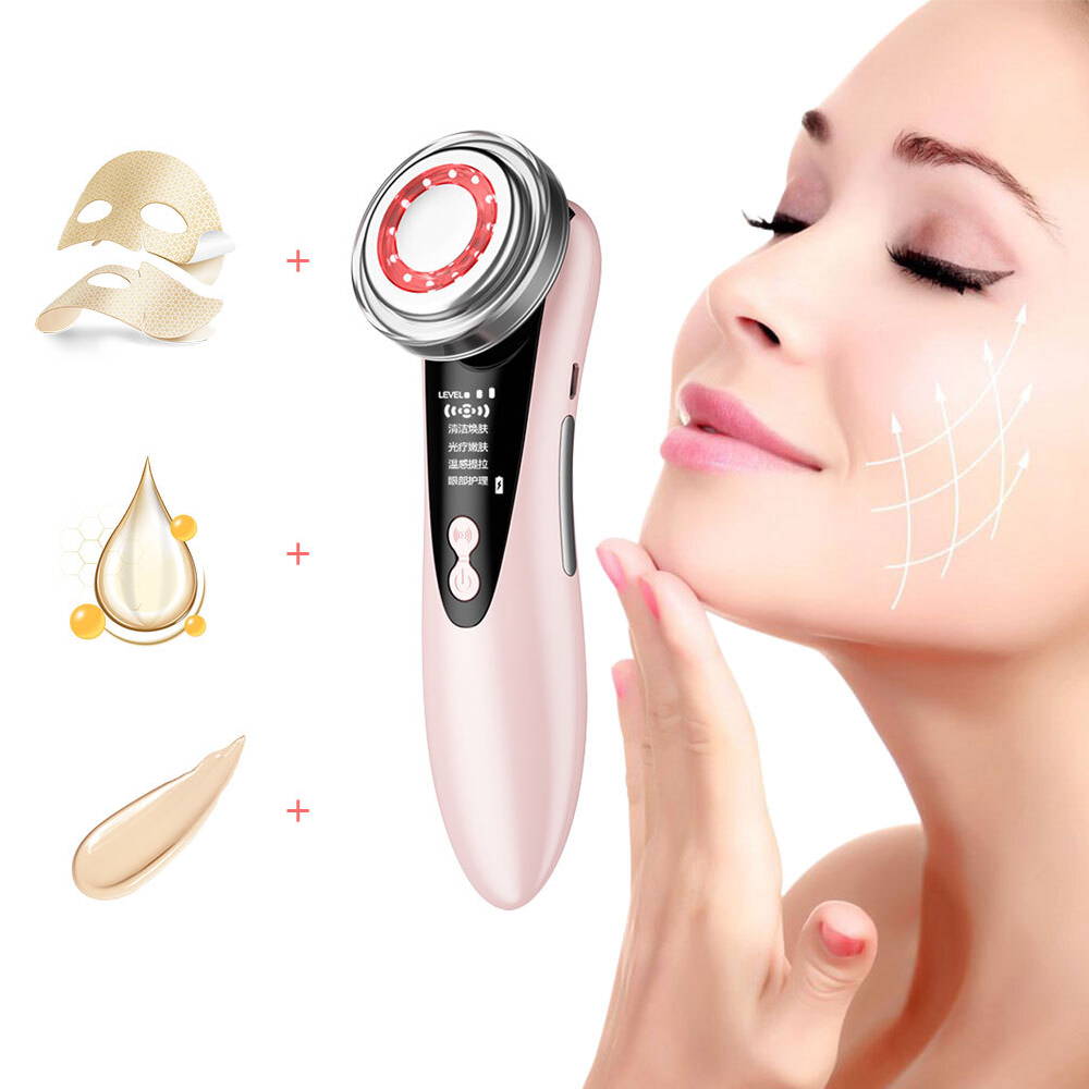 WunderHaut Anti-Aging Genius™ mit Radiofrequenz, LED Licht- und Mesotherapie, EMS und Elektroporation
