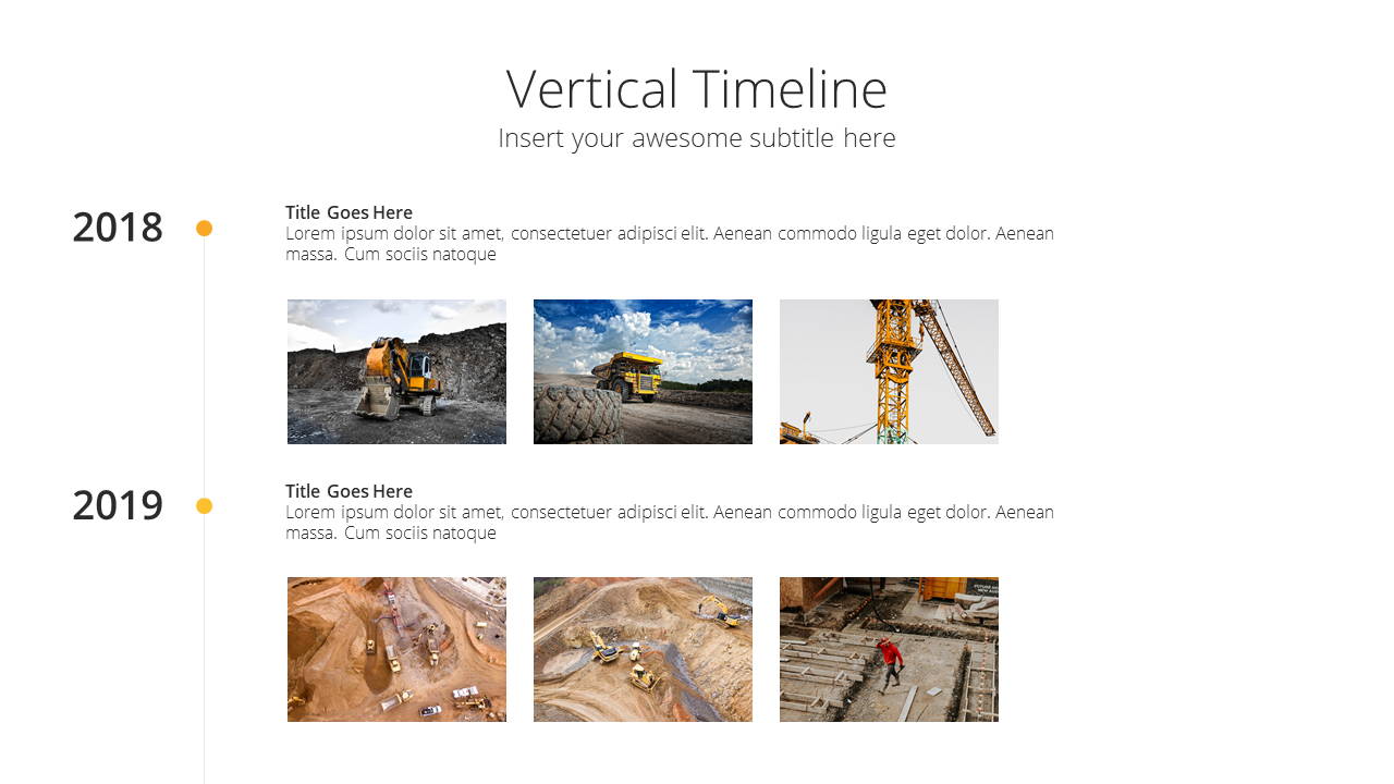 Modern X Construction Presentation Template