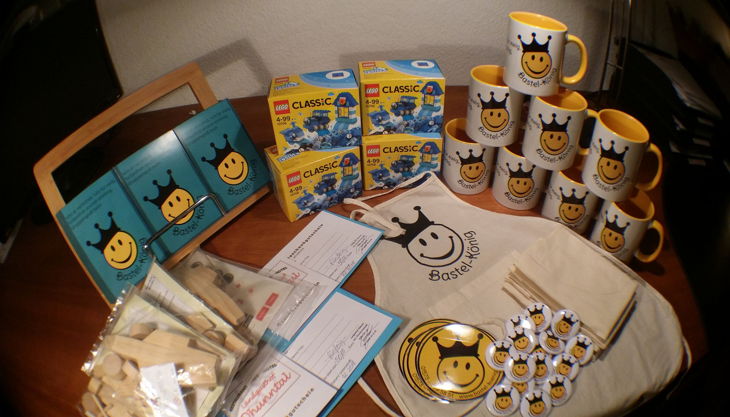 bastel könig utensilien