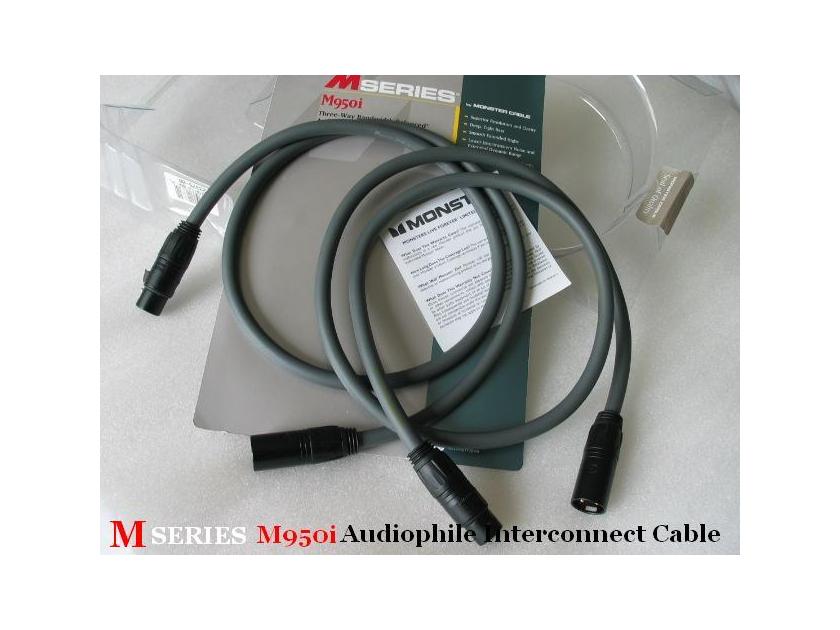 Monster cable M Series M950i XLR Balanced interconnect cable 1M