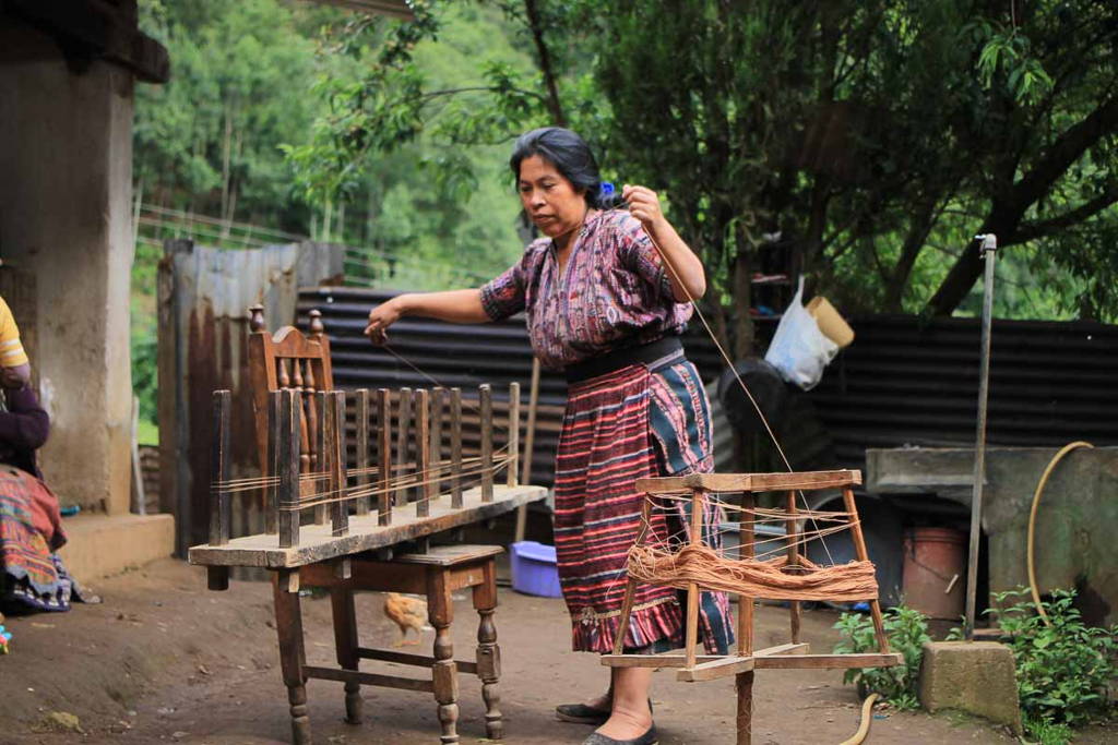 weaving in Guatemala