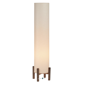 Natural Paper Rattan and Wood 2 Light Floor Lamp - World Market