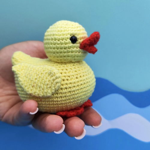 Easy RUBBER DUCK Crochet Pattern PDF Amigurumi Duck Crochet Rubber