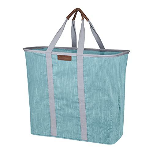 Collapsible Laundry Tote Bag vs Gogooda Mesh Washing bags Slant