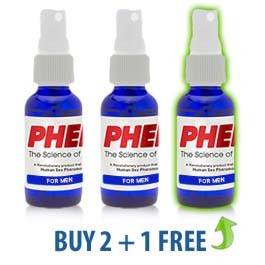 WOMEN 3 BOTTLE Lot ULTRA CONCENTRATED Pherazone UNSCENTED Pheromone 108mg  Spray