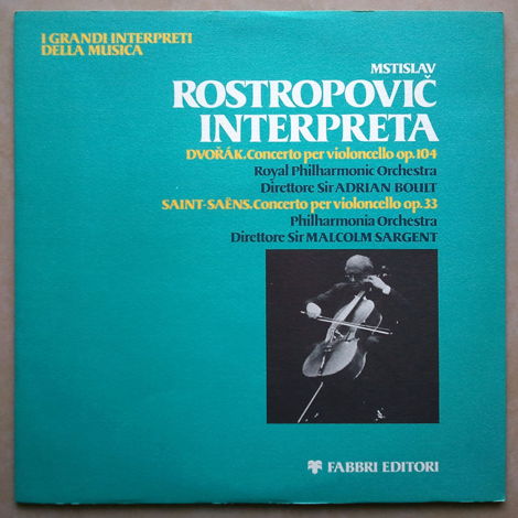 Rostropovich/Sargent/Dvorak - & Saint-Saens Cello Conce...