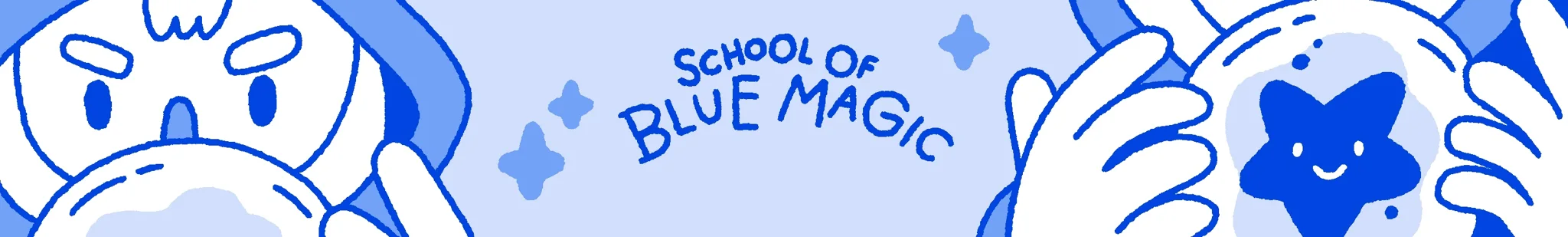 banner for School Of Blue Magic