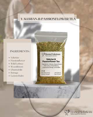 Valerian & Passionflower Herbal Sleep Tea – Rooted Solutions image 2