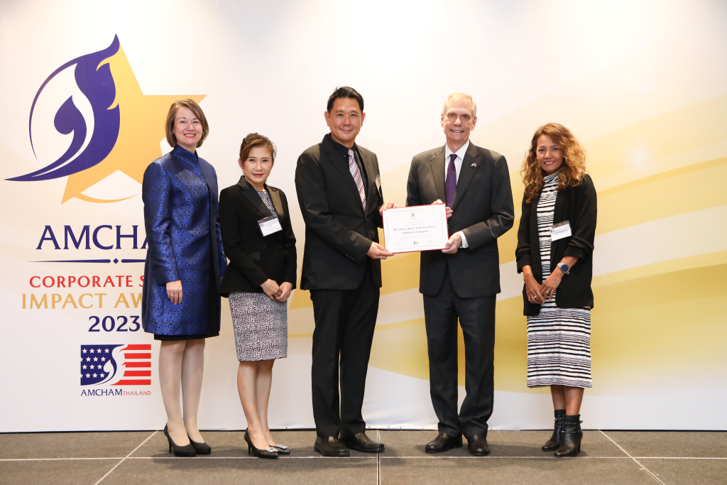 PCS Thailand receive Silver Recognition at the AMCHAM Corporate Social Impact Excellence Awards 2023