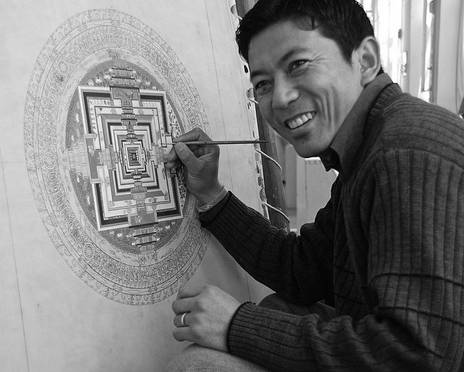 Thangka Artist Tenzin Norbu