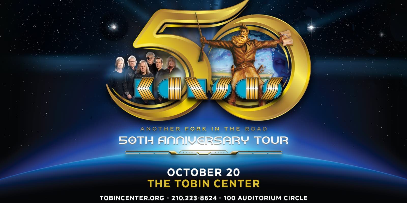 Kansas: 50th Anniversary Tour promotional image