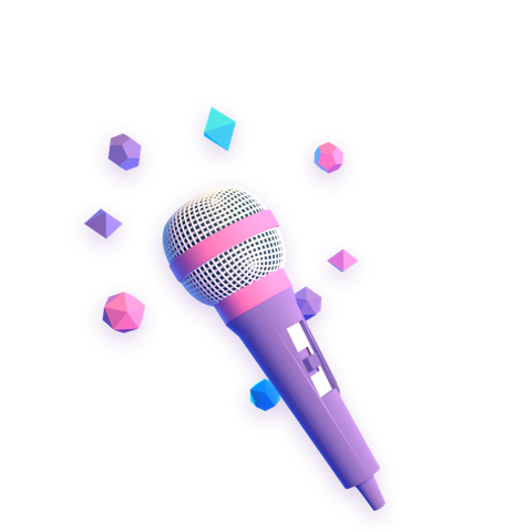 3D microphone with gems