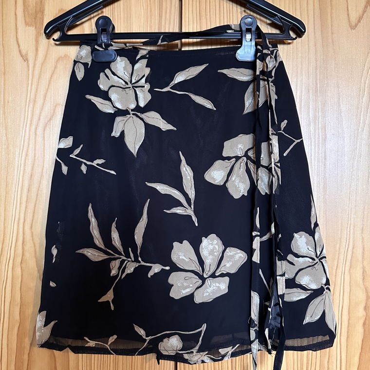 Vintage wrap skirt