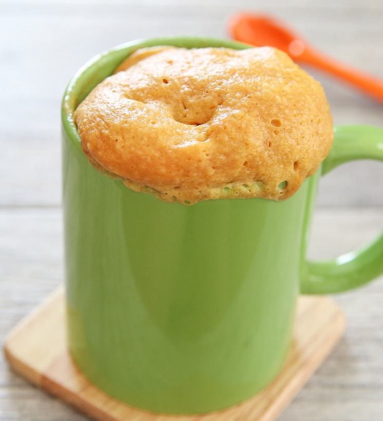 Flourless Almond Butter Mug Cake - Kirbie's Cravings