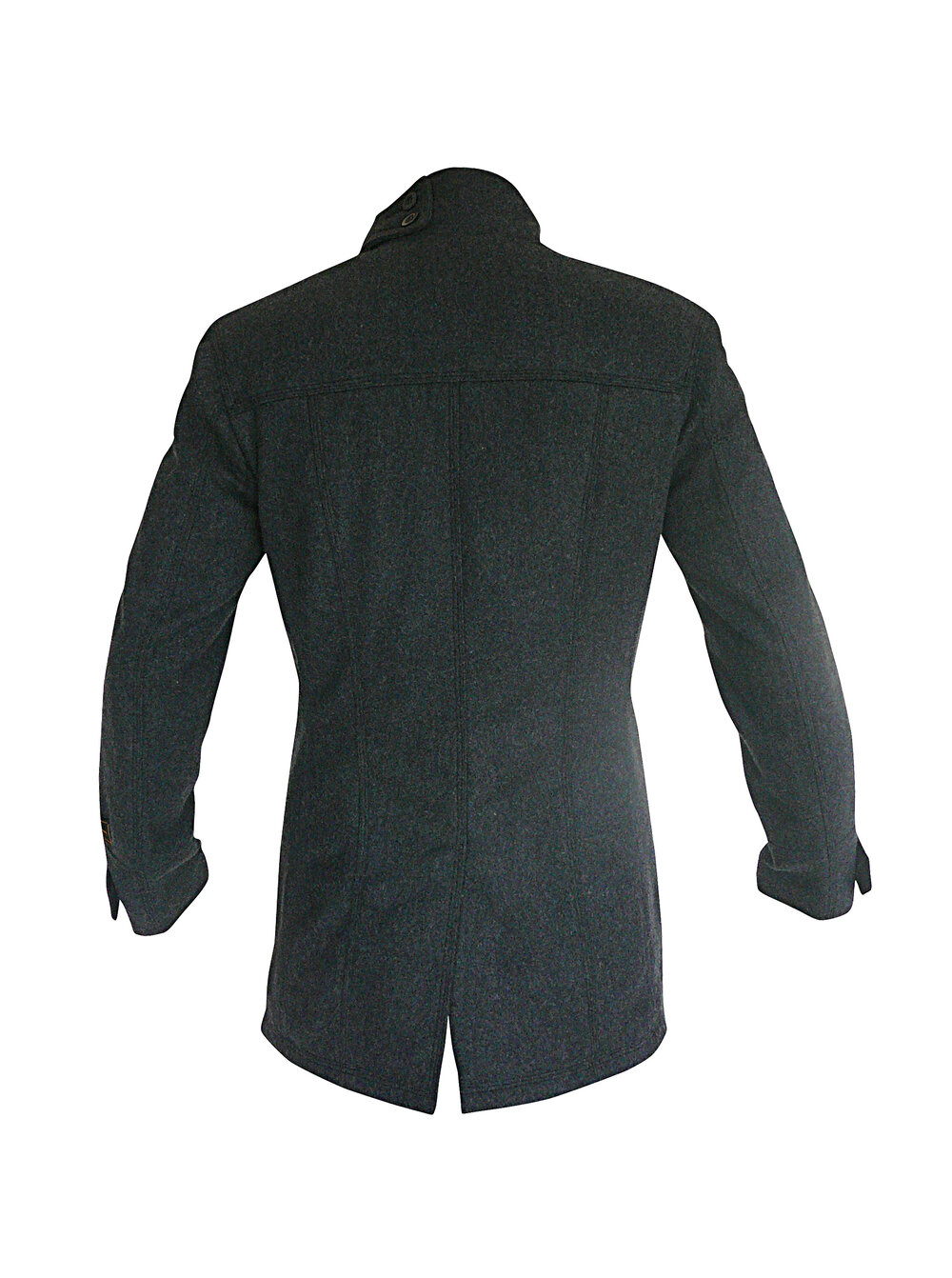 BARCELONA - Charcoal LEATHER and WOOL - Image 3