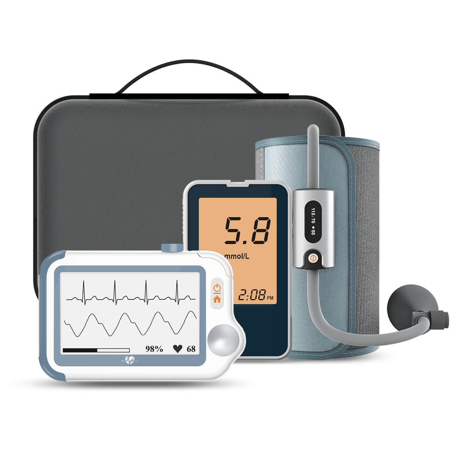 EKG付き血圧計