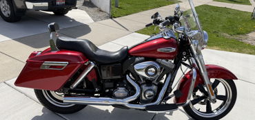 2012 HARLEY-DAVIDSON FLD DYNA SWITCHBACK (LUX COLORS) motorcycle for rent near Coeur d'Alene, ID