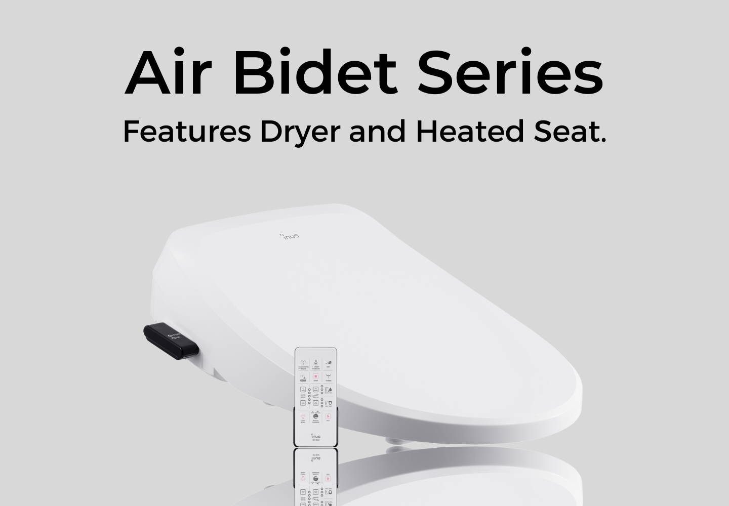 bidet with dryer, bidet with heated seat, self-cleansing nozzle, bide with remote