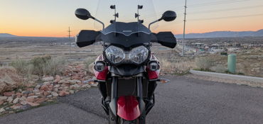 2017 TRIUMPH TIGER 800 XRT motorcycle for rent near Draper, UT