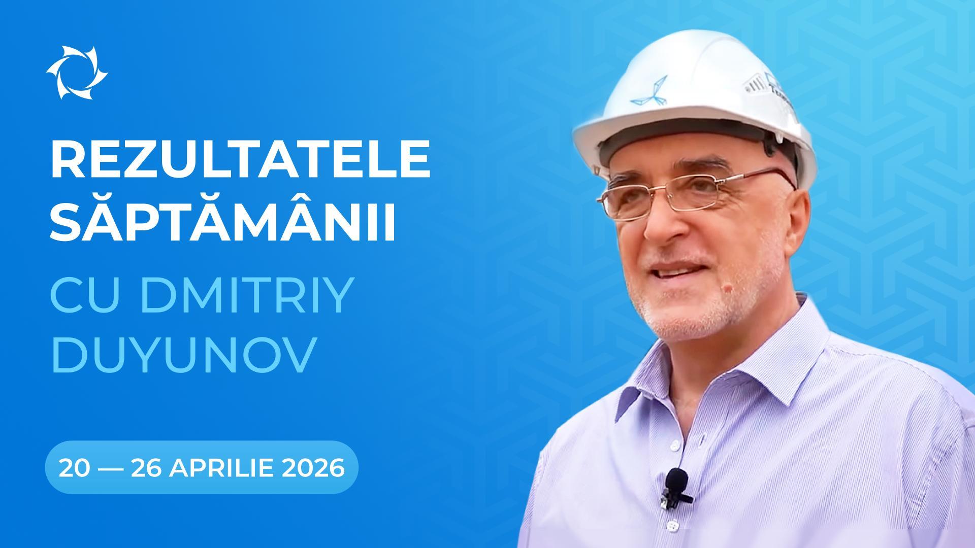 Bilanțul săptămânii în proiectul «Motoarele lui Duyunov»