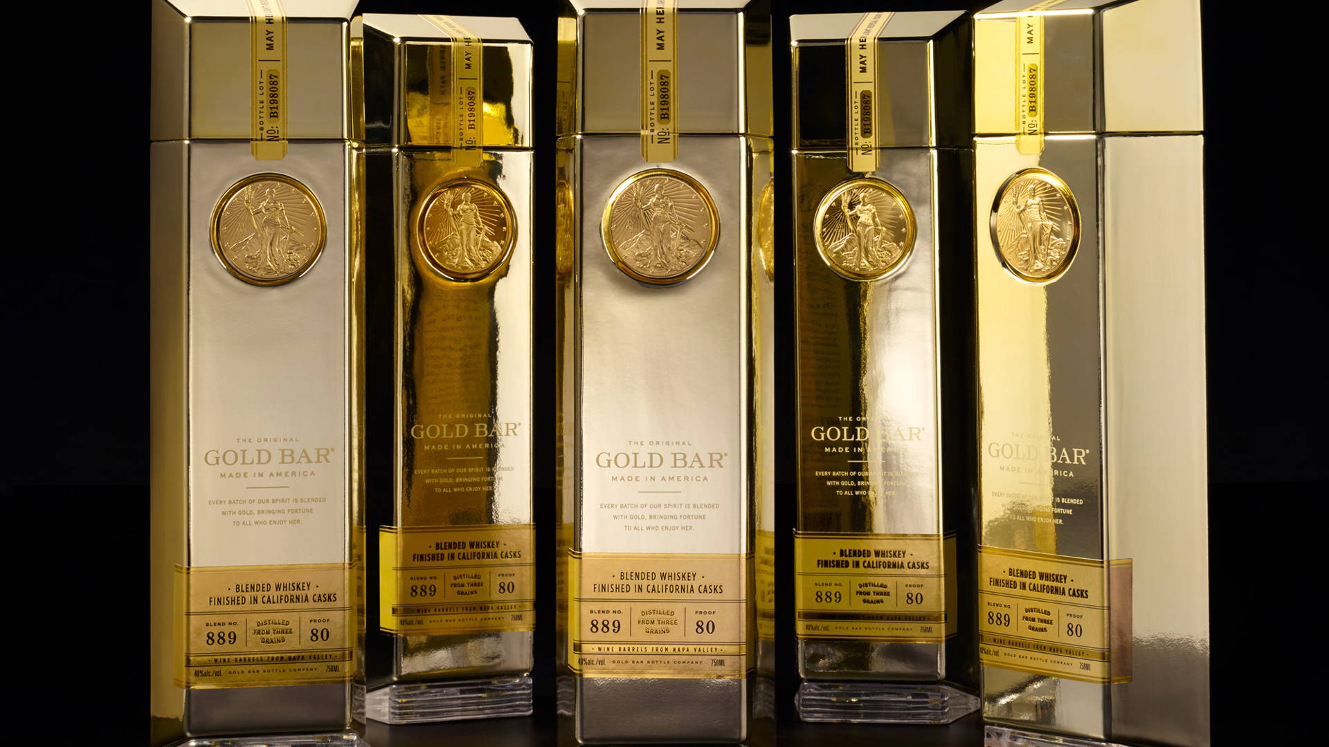 Featured image for Gold Bar Whiskey Takes Luxury To a Whole Other Level