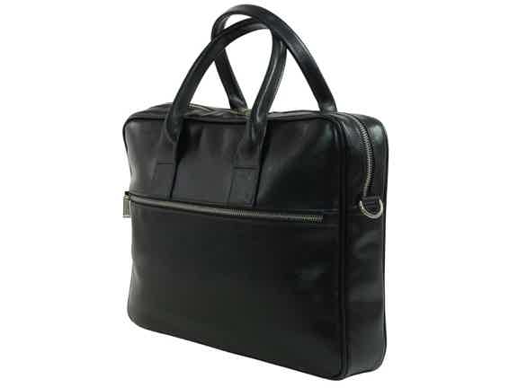 Laptoptasche 15,6 Zoll aus Leder - SCAVO