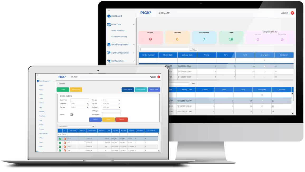 Pick Plus+ Software