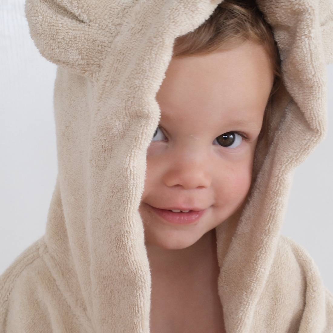 poncho joli nous suisse linge plage pratique confortable éponge absorbant doux 100% coton biologique GOTS