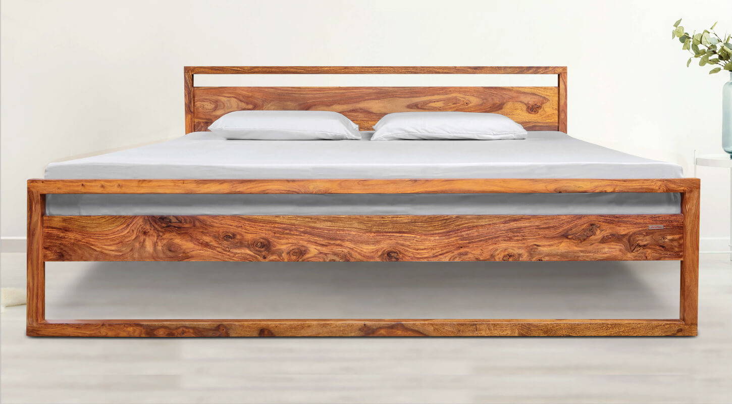 Synergy Sheesham Wood Bed - Product Composition